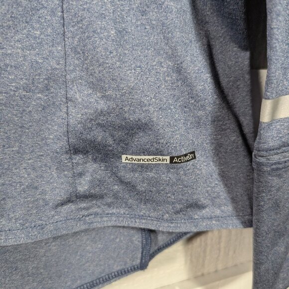 EUC Salomon Women's Large Long Sleeve Running Shirt Top Gray Tech base layer - Picture 4 of 12